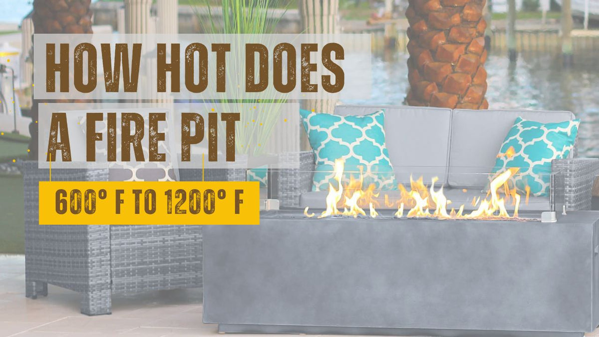 How Hot Does A Fire Pit Get? Shop4patio