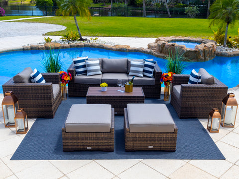 Sorrento 6 deals piece patio set