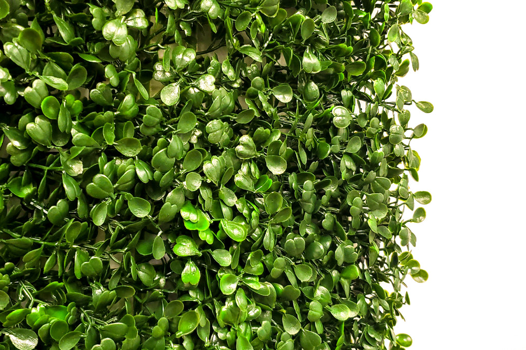 artificial box hedge planters Outdoor Garden 20" x 20" Artificial Boxwood Leaf & Vine Privacy Hedge – Shop4Patio.com