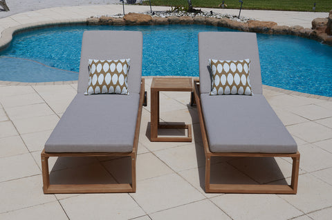 Laguna Modern Chaise Lounger | Made in Europe