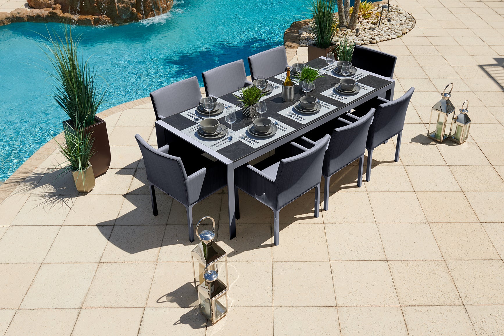 MILAN COLLECTION IN CHARCOAL Shop4Patio